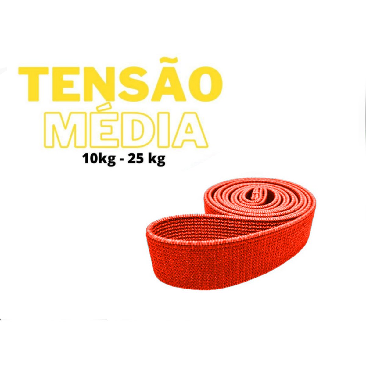 Ultra Band Tensão Média Bravus Sport Elastico Extensor Confort